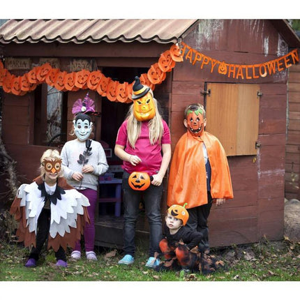 Halloween Tök papír girland 300 cm