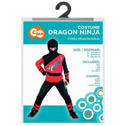 Nindzsa Dragon jelmez 110/120 cm