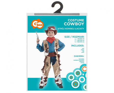 Cowboy jelmez 110/120 cm