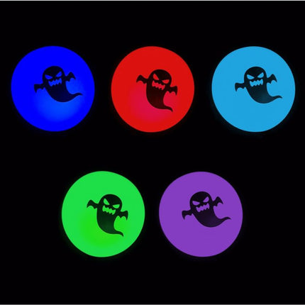 LED Halloween Maracaloon fogantyús léggömb, lufi