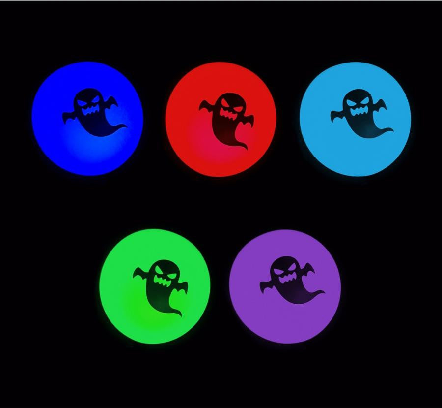 LED Halloween Maracaloon fogantyús léggömb, lufi