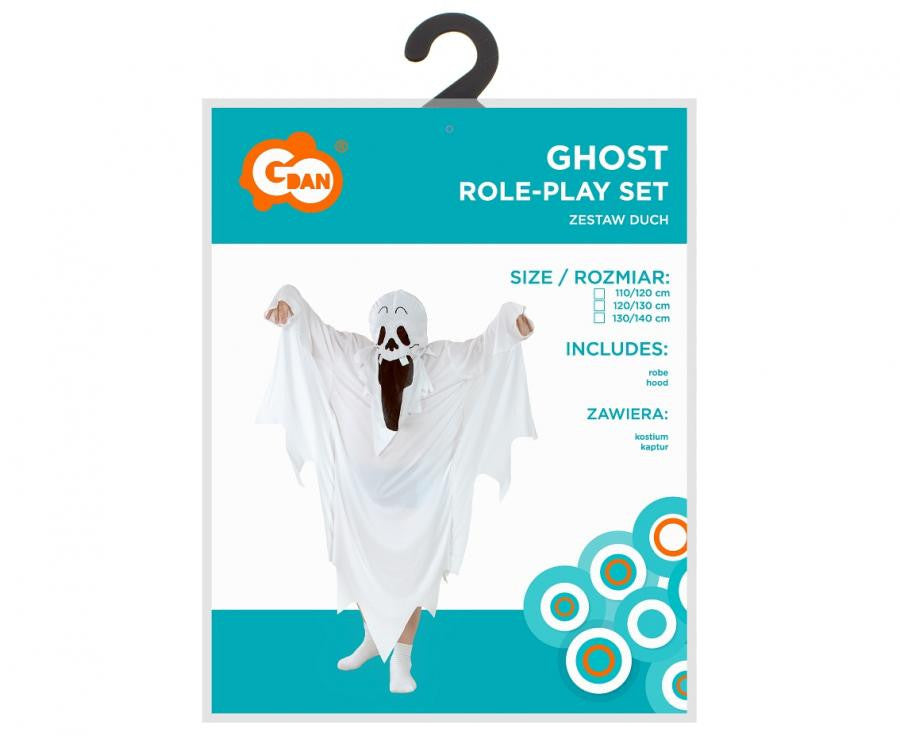 Szellem Halloween jelmez 110/120 cm