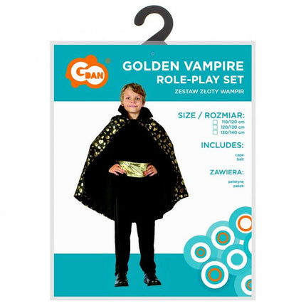 Vámpír Golden jelmez 130/140 cm
