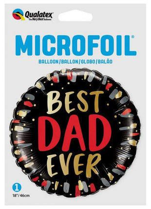 Apa Best Dad Ever fólia lufi 46 cm