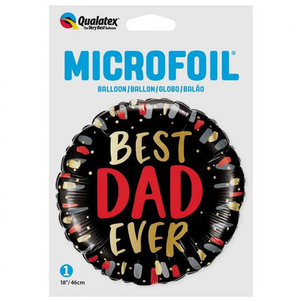 Apa Best Dad Ever fólia lufi 46 cm