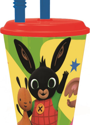 Bing Waving Szívószálas pohár, műanyag 430 ml II. osztály