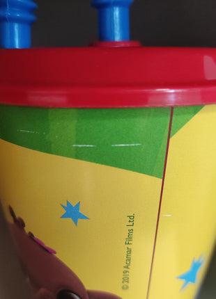 Bing Waving Szívószálas pohár, műanyag 430 ml II. osztály