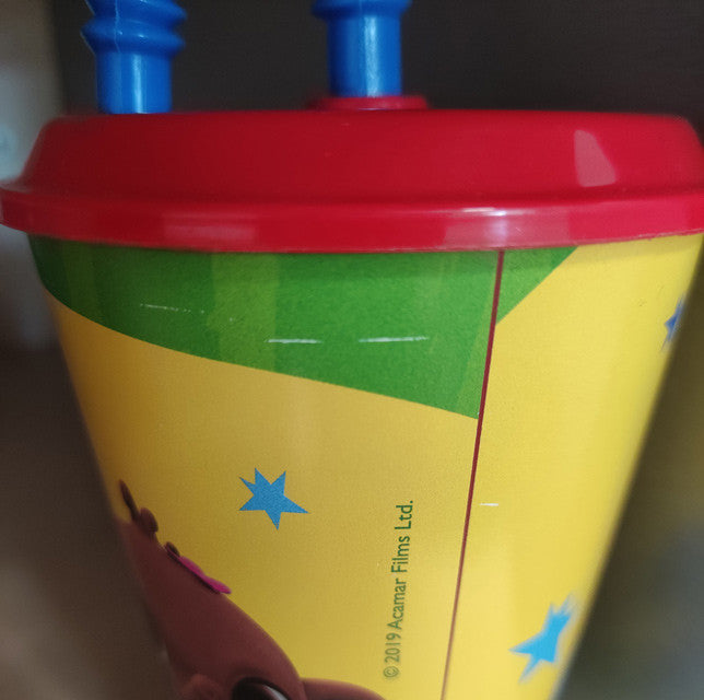 Bing Waving Szívószálas pohár, műanyag 430 ml II. osztály