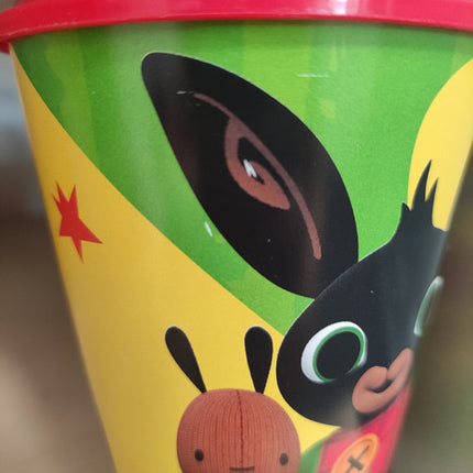 Bing Waving Szívószálas pohár, műanyag 430 ml II. osztály