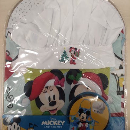 Disney Minnie and Mickey Karácsonyi gyerek kötény 2 darabos szett II. osztály