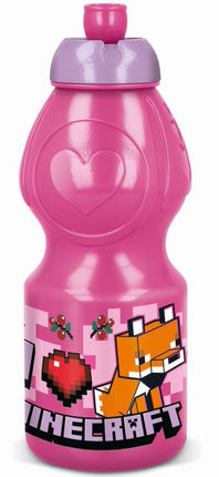 Minecraft Girls Line műanyag sportkulacs 400 ml II. osztály