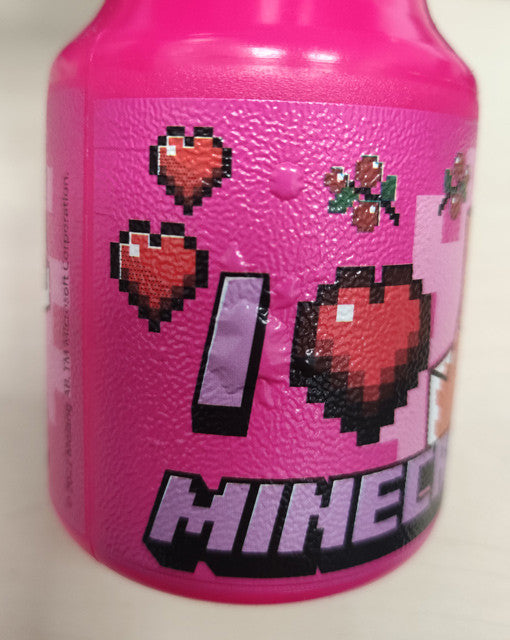 Minecraft Girls Line műanyag sportkulacs 400 ml II. osztály