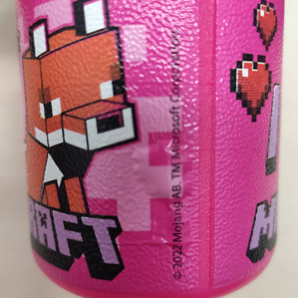Minecraft Girls Line műanyag sportkulacs 400 ml II. osztály