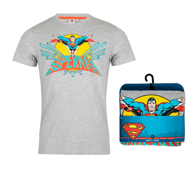 Superman Sun férfi rövid póló, felső M-XXL