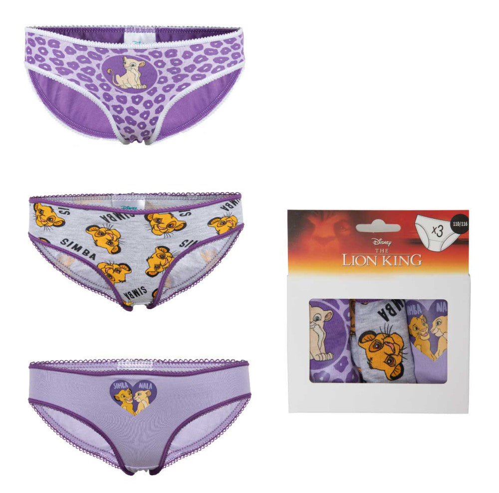 Disney Az Oroszlánkirály Simba gyerek fehérnemű, bugyi 3 darab/csomag 2 - 8 év / 92 - 128 cm