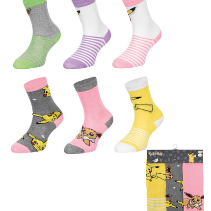 Pokémon Pika-Eevee gyerek zokni 23-34