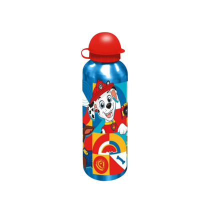 Mancs Őrjárat Guys 500 ml-es alumínium kulacs ivókupakkal, Chase és Marshall mintával.
