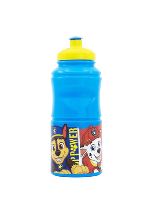 Mancs Őrjárat Pup Power Hold mintás műanyag sportkulacs, 380 ml űrtartalommal.