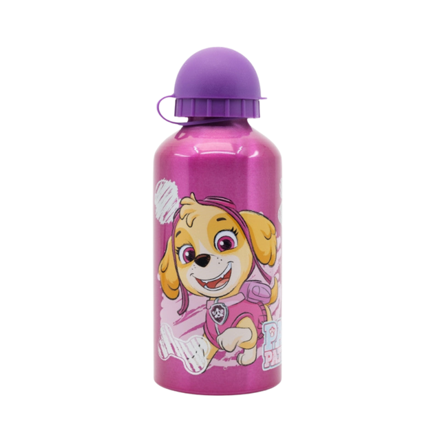 Mancs Őrjárat Sketch mintás alumínium kulacs ivókupakkal, 400 ml űrtartalommal.