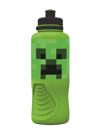 Minecraft Creeper mintás Ergo kialakítású műanyag sportkulacs, 430 ml űrtartalommal.