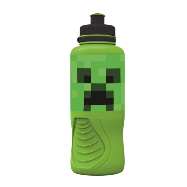Minecraft Creeper mintás Ergo kialakítású műanyag sportkulacs, 430 ml űrtartalommal.