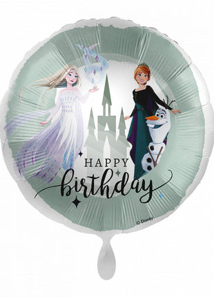 Disney Jégvarázs Pastel Happy Birthday fólia lufi 43 cm