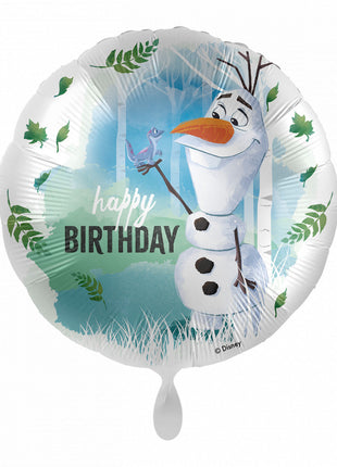 Disney Jégvarázs Olaf Happy Birthday fólia lufi 43 cm