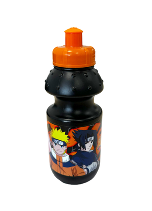 Naruto Fire mintás műanyag sportkulacs, 350 ml űrtartalommal.