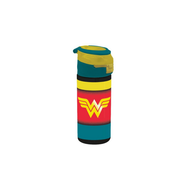 Wonder Woman műanyag szívószálas kulacs 532 ml