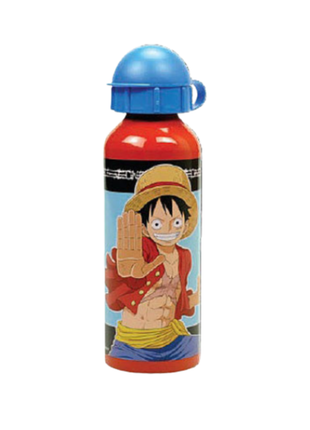 One Piece Striking mintás alumínium kulacs ivókupakkal, 520 ml űrtartalommal.
