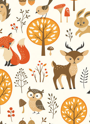 Állatos Forest Friends szalvéta 20 db-os 33x33 cm
