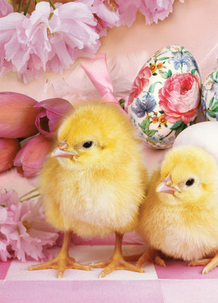 Húsvét Lovely Chickens szalvéta 20 db-os 33x33 cm