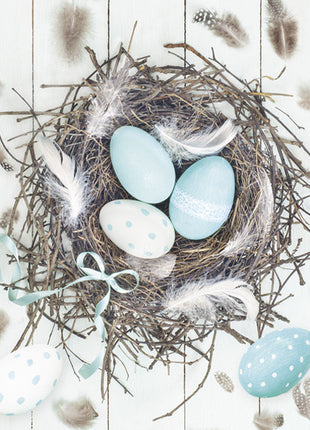 Húsvét Pastel Blue Natural Nest szalvéta 20 db-os 33x33 cm