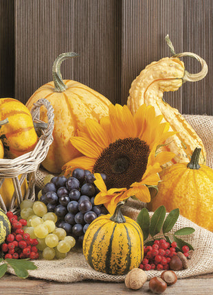 Ősz Fruits szalvéta 20 db-os 33x33 cm