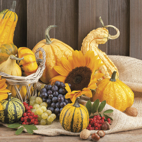Ősz Fruits szalvéta 20 db-os 33x33 cm