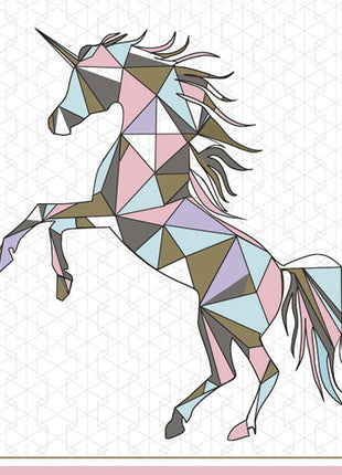 Unikornis Graphic Wild szalvéta 20 db-os 33x33 cm