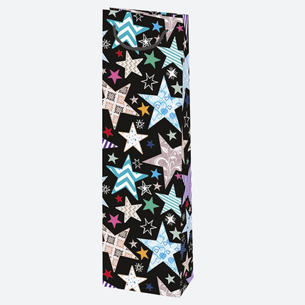 Karácsony Patterned papír italtáska 12x40x9 cm