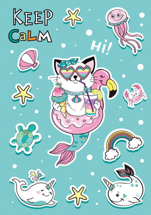 Állatos Cat Vibes A/4 gumis mappa