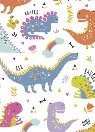 Dinoszaurusz Funny szalvéta 20 db-os 33x33 cm