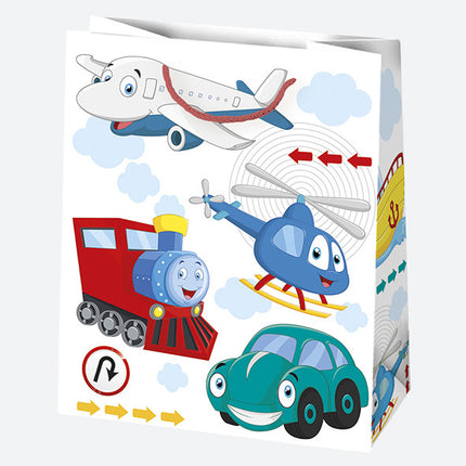 Party Infantile papír ajándéktasak, ajándékzacskó 19x23x10,5 cm