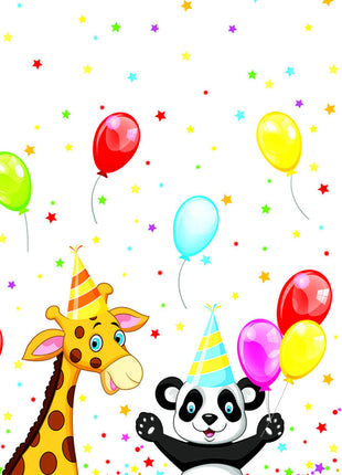 Happy Birthday Star papír asztalterítő 120x180 cm