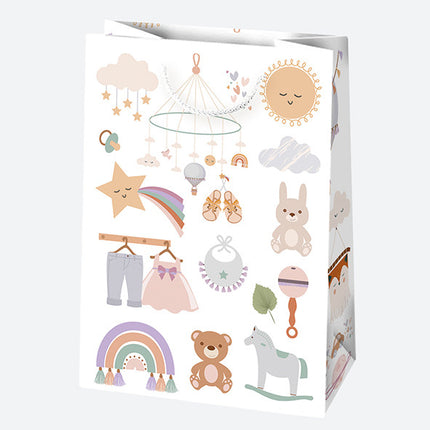 Babaváró Welcome papír ajándéktasak, ajándékzacskó 23x32x11 cm