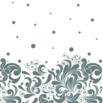 Díszes Silver papír asztalterítő 120x180 cm