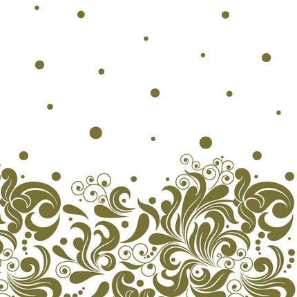 Díszes Gold papír asztalterítő 120x180 cm