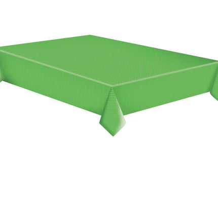 Zöld White Dots papír asztalterítő 120x180 cm