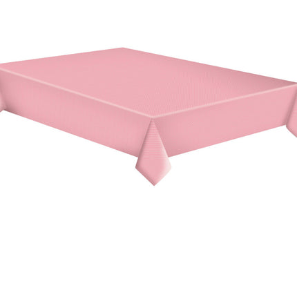 Rózsaszín White Dots papír asztalterítő 120x180 cm