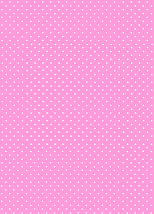Rózsaszín White Dots papír asztalterítő 120x180 cm