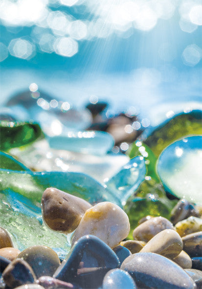 Természet Sea Glass A/4 gumis mappa