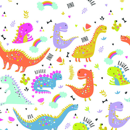 Dinoszaurusz Funny papír asztalterítő 120x180 cm