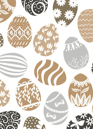 Húsvét Elegant Eggs szalvéta 20 db-os 33x33 cm